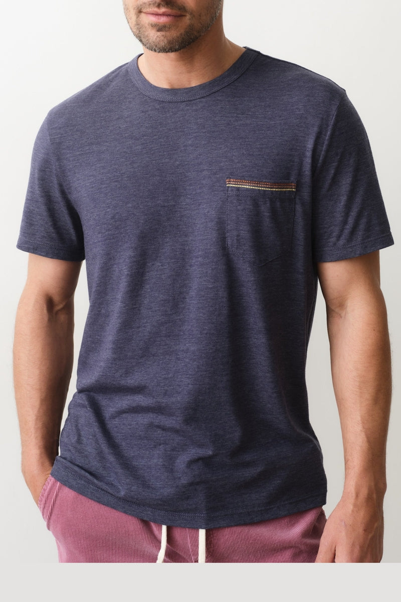 Wholesale,Marine Layer, Marine Layer Vintage Indigo Embroidered Pocket Tee, Blue, Small-40-TagSMedium-43-TagMLarge-45-TagLExtra Large-48-TagXLExtra Extra Large-51-TagXXL