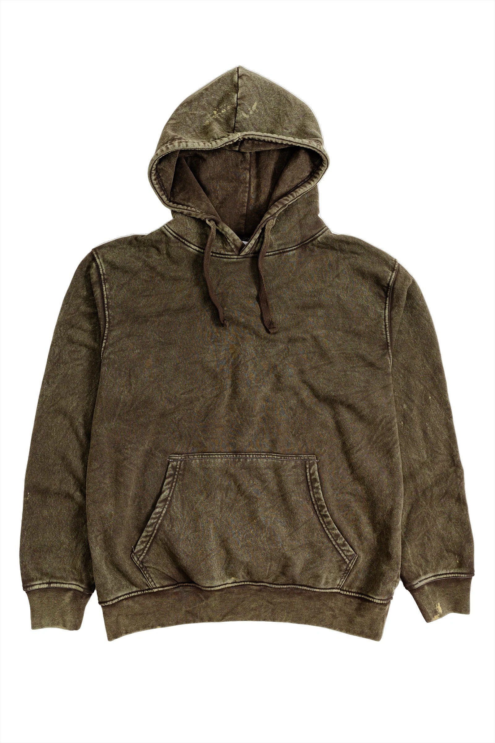 Wholesale,Original Paperbacks, Original Paperbacks Olive Mineral Wash Hoodie, Green, Extra Large-48-TagL