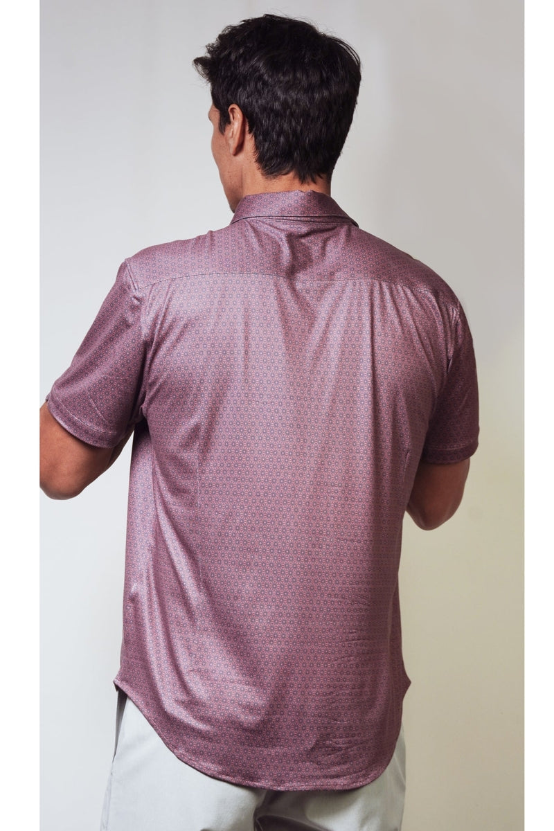 Wholesale,Fundamental Coast, Fundamental Coast Red Deco-floral Print Shirt, Red, Extra Extra Large-51-TagXXL