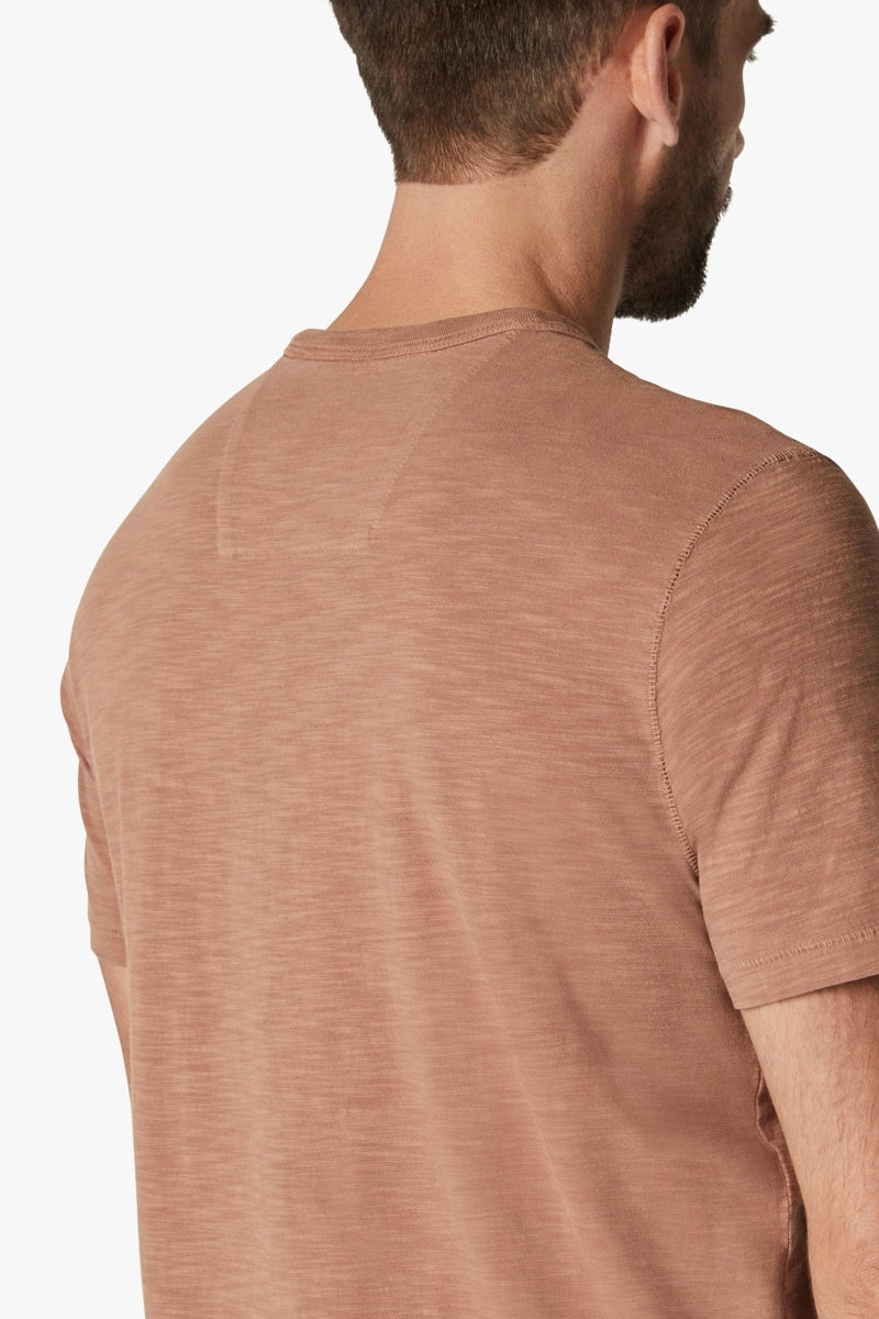 Wholesale,34 Heritage, 34 Heritage Brown Crewneck Slub T-Shirt, Brown, Small-40-TagSMedium-42-TagMLarge-44-TagLExtra Extra Large-50-TagXXLExtra Large-46-TagXL