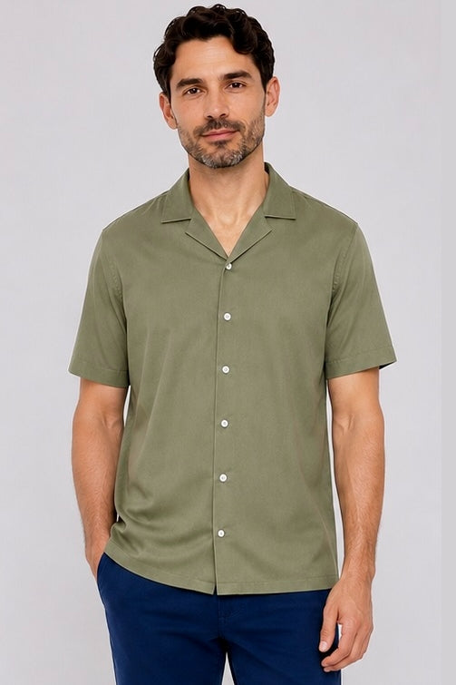 Wholesale,Jakamen, Jakamen Green Classic Fit Shirt, Green, Small-42-TagS