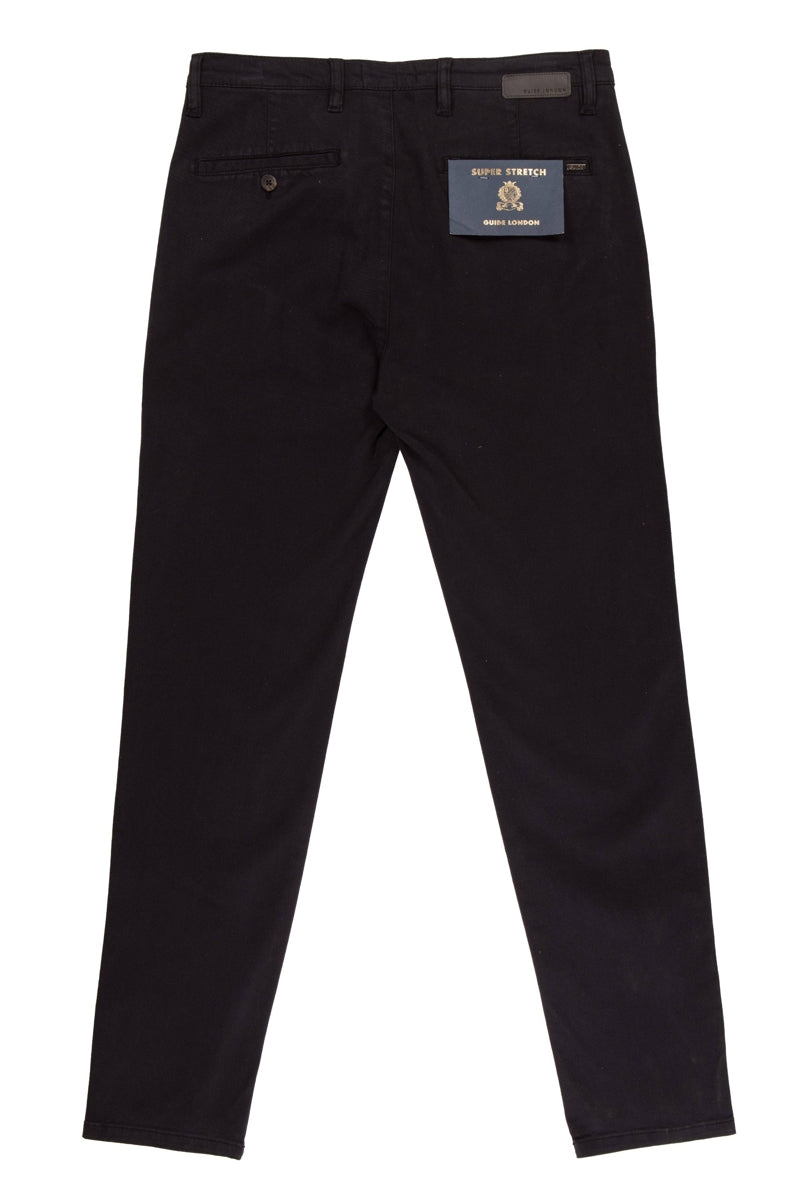 Faire,Guide London, Guide London Navy Overdyed Side Pocket Chino Pants, Blue, 32W-30L-Tag32