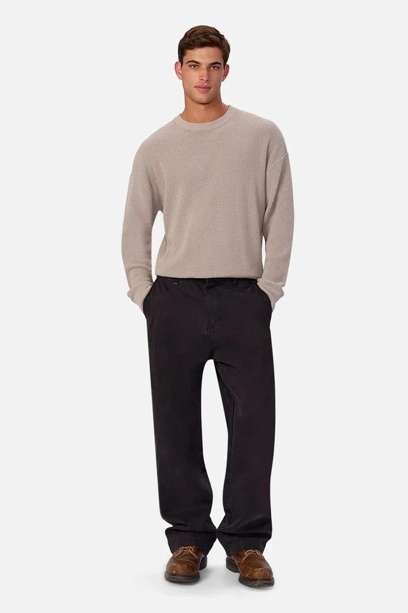 Wholesale,INDUSTRIE AUSTRALIA, INDUSTRIE AUSTRALIA Grey Waffle Textured Crewneck Sweater, Grey, Small-46-TagSMedium-48-TagMLarge-50-TagLExtra Large-52-TagXLExtra Extra Large-54-TagXXL