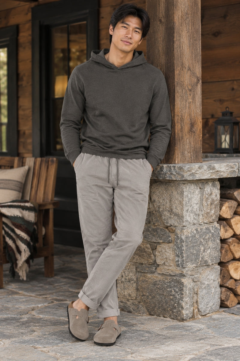 Wholesale,Fundamental Coast, Fundamental Coast Dark Shadow Pique Hoodie, Grey, Large-45-TagL