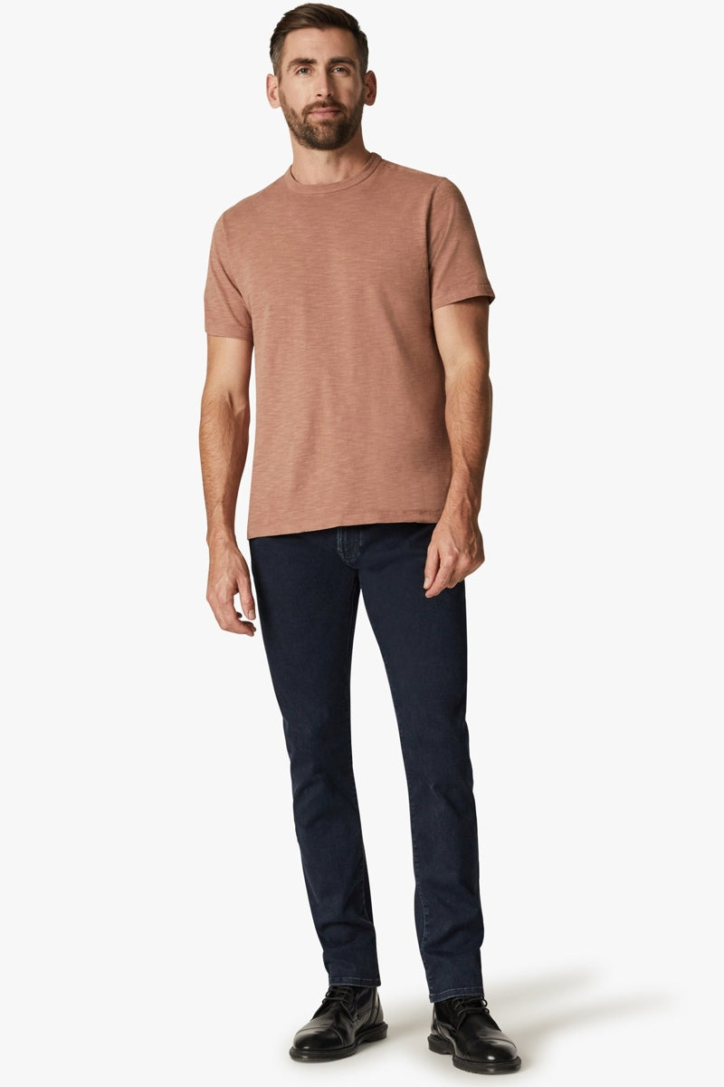 Wholesale,34 Heritage, 34 Heritage Brown Crewneck Slub T-Shirt, Brown, Small-40-TagSMedium-42-TagMLarge-44-TagLExtra Extra Large-50-TagXXLExtra Large-46-TagXL