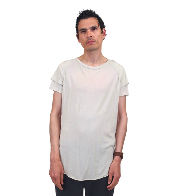 Reese De Luca Vanilla Double Sleeve T-Shirt