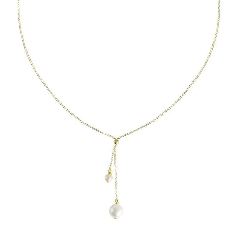 Olivia Yao, Olivia Yao Pearl Bell Necklace, , 