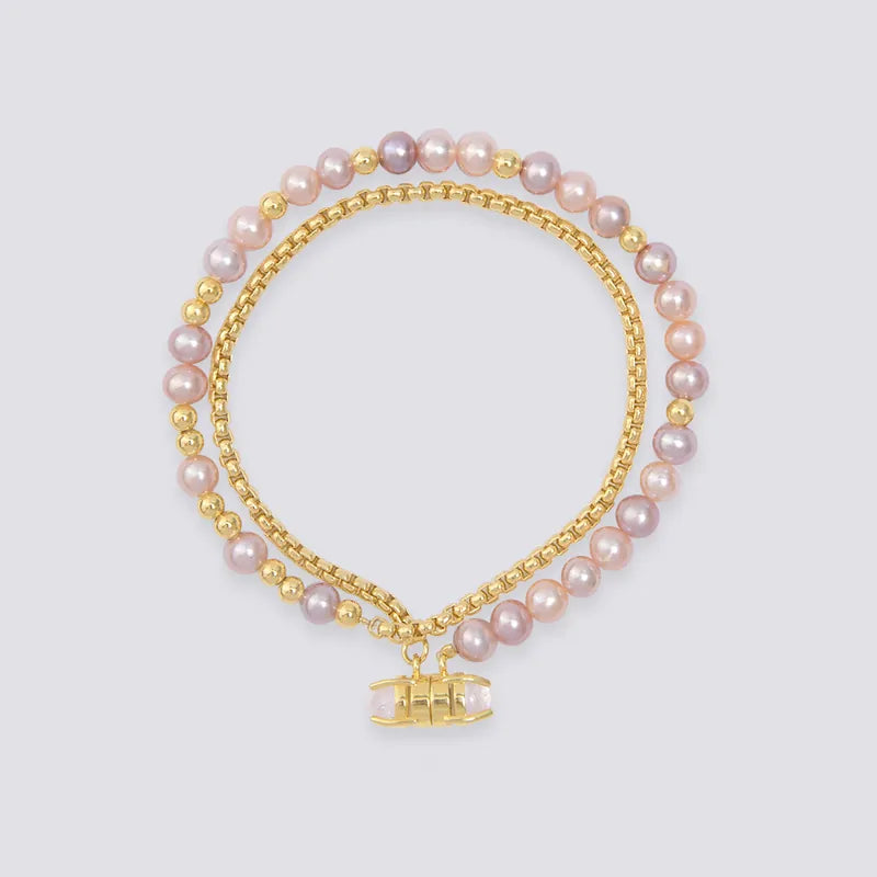 Olivia Yao, Olivia Yao Puppls Pink Pearl Necklace/Bracelet, , 