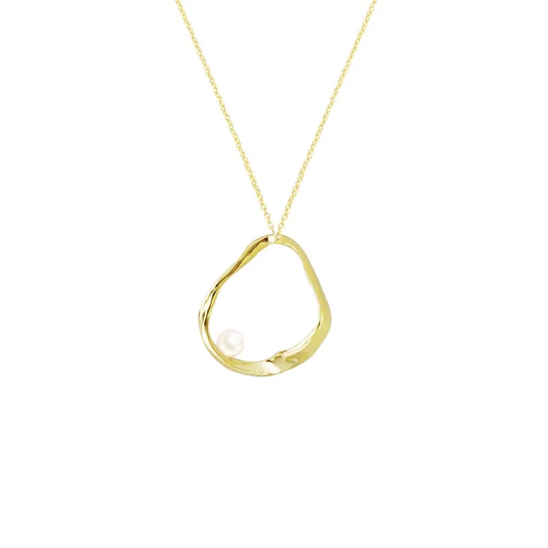 Olivia Yao, Olivia Yao Golden Ripple Necklace, , 