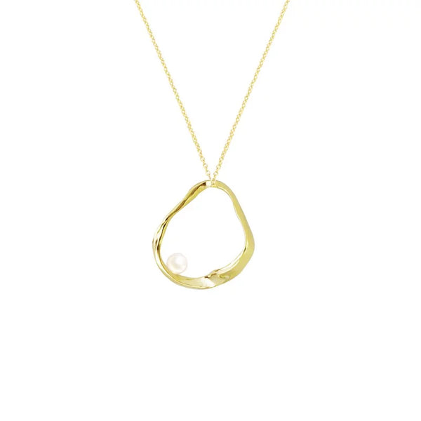 Olivia Yao Golden Ripple Necklace
