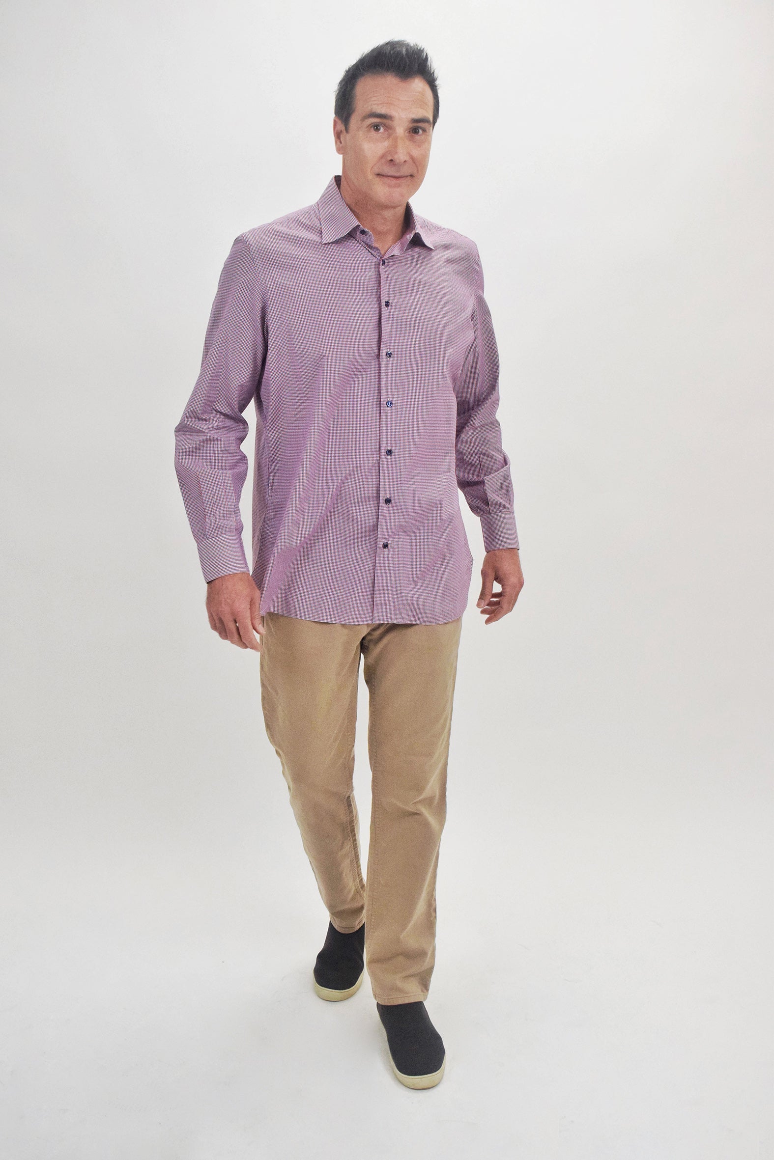 The RealReal,Marol, Marol Red Plaid Button Up Shirt, Red, Large-46-TagL