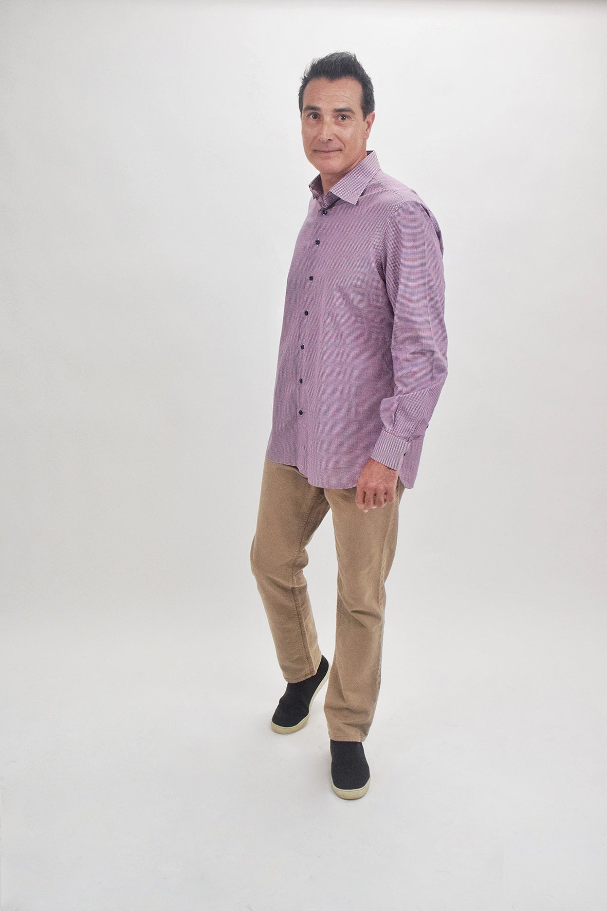 The RealReal,Marol, Marol Red Plaid Button Up Shirt, Red, Large-46-TagL