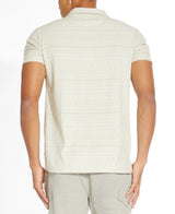 Civil Society Stone Jacquard Short Sleeve Resort Polo