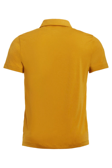 Otrium,Jeff Us, Jeff Mustard Short Sleeve Polo, Yellow, Extra Extra Large-50-TagXXL