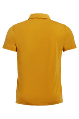 Jeff Mustard Short Sleeve Polo