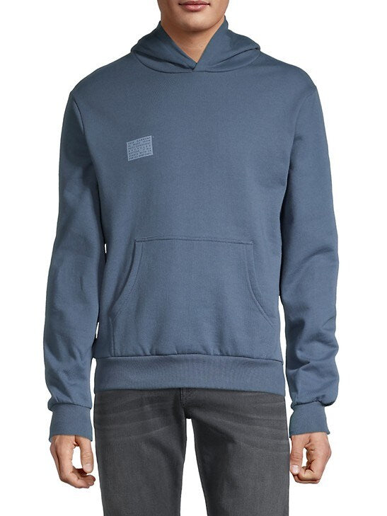 saksoff5th, Noize Blue Knit Hoodie, Blue, Medium-40-TagM