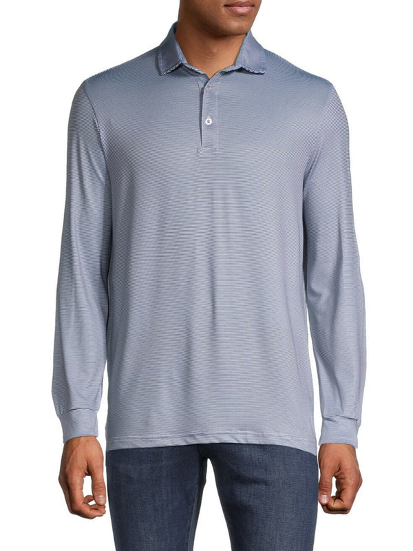 TailorByrd Grey Longsleeve SPF 30 Protection Polo