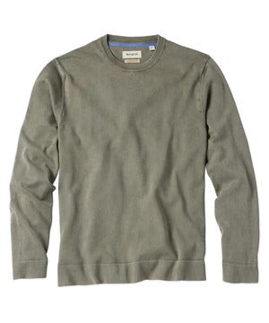 Borgo28 Dark Olive Cotton Crewneck Sweatshirt