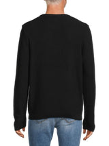 Kenneth Cole Black Textured Sweater