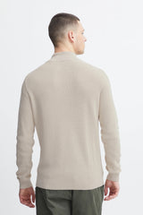 Blend Cream Codford Half Zip Pullover