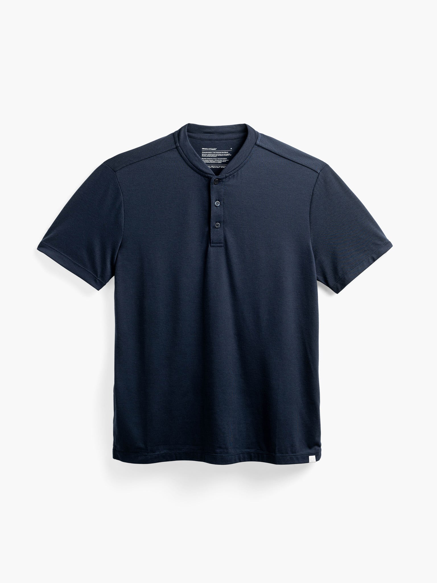 Wholesale,Ministry of Supply, Ministry of Supply Navy Short Sleeve Henley, Blue, Large-44-TagL