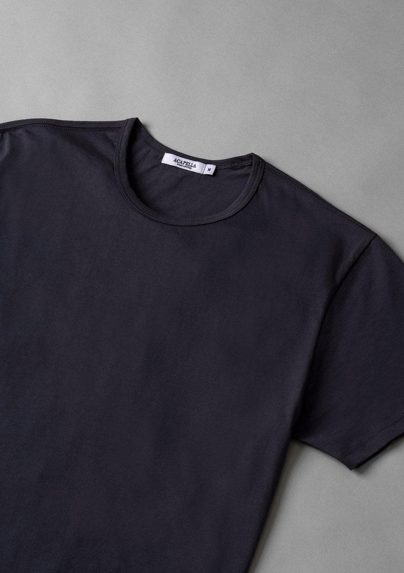 Acapella Navy Pima Cotton Tee