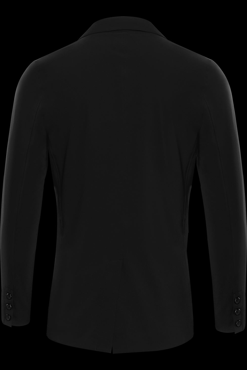 Brand Partner,Tranzend, Tranzend Coffee-Infused Classic Slim-Fit Ultra Performance Blazer, Black, Small-40-TagM