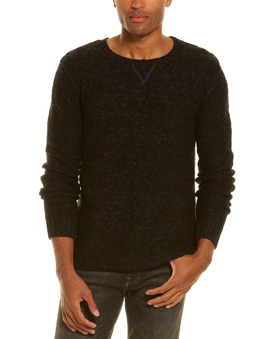 GILT,Michael Stars, Michael Stars Black Marl Wool Blend Sweater, Black, Large-44-TagL
