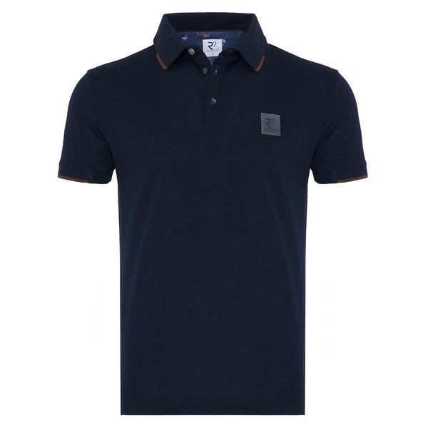 R2 Amsterdam Navy w/ Brown Trim Polo