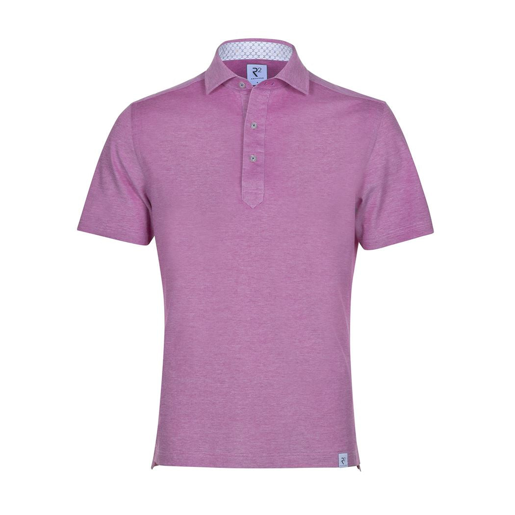 Brand Partner,R2 Amsterdam, R2 Amsterdam Dark Pink Polo, Pink, Medium-42-TagM