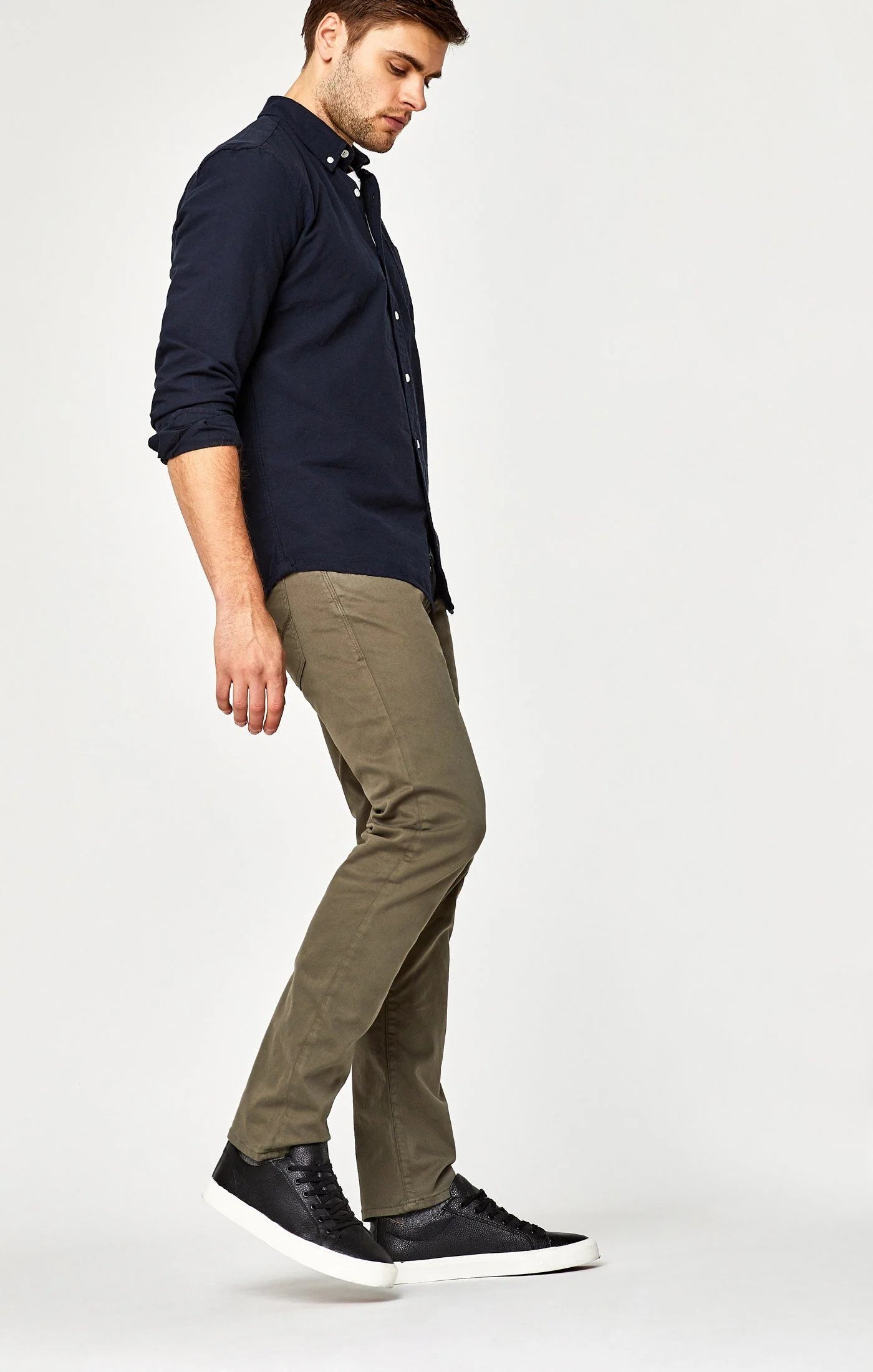 Otrium,Mavi, Mavi Olive Slim Straight Chino Pant, Green, 38W-32L-Tag38