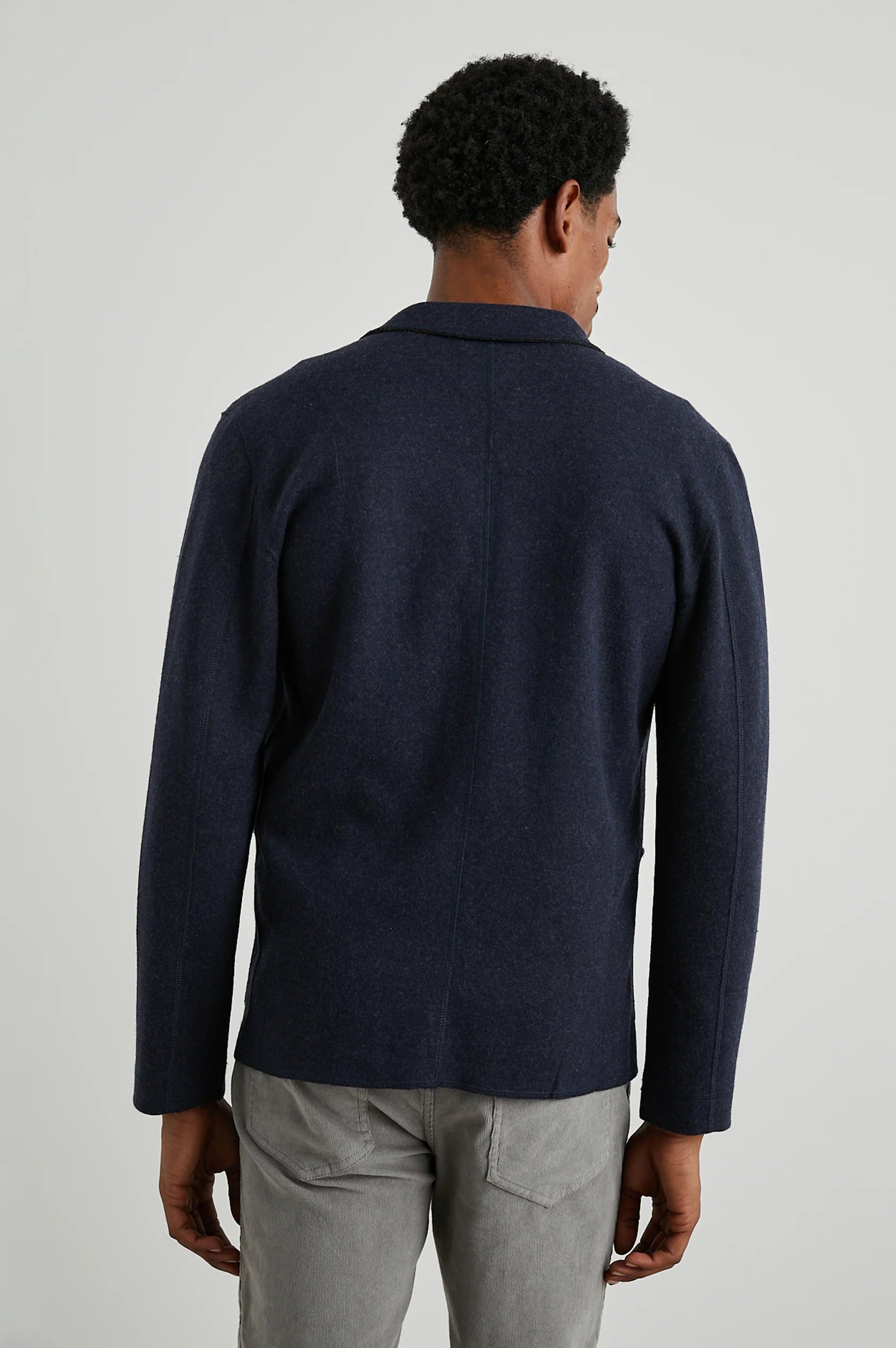 Wholesale,Rails, Rails Double Face Knit Navy Blazer, Blue, Medium-44-TagM