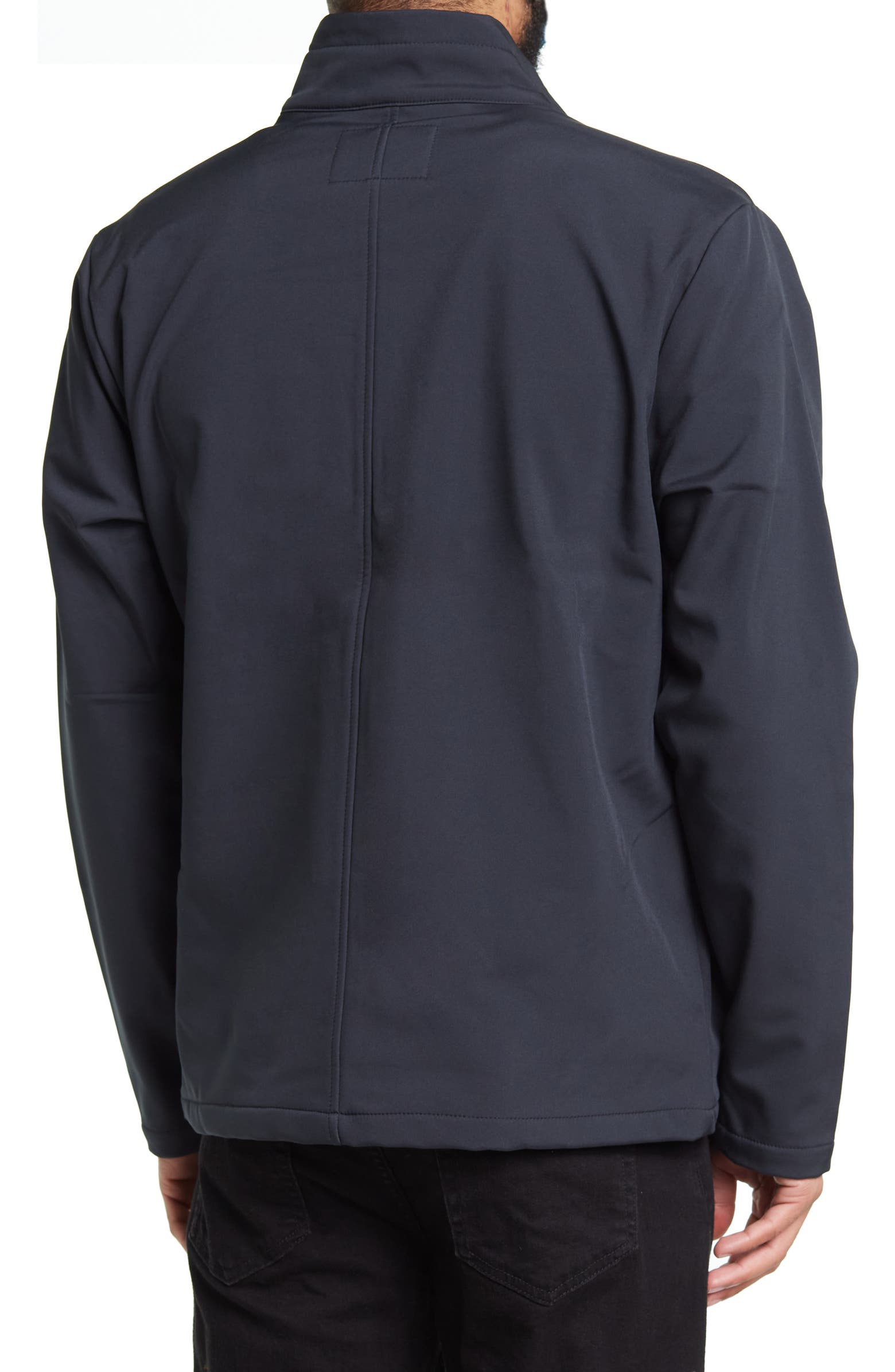 Nordstrom Rack, WEATHERPROOF Navy Zip Front Shacket, Blue, Medium-44-TagM