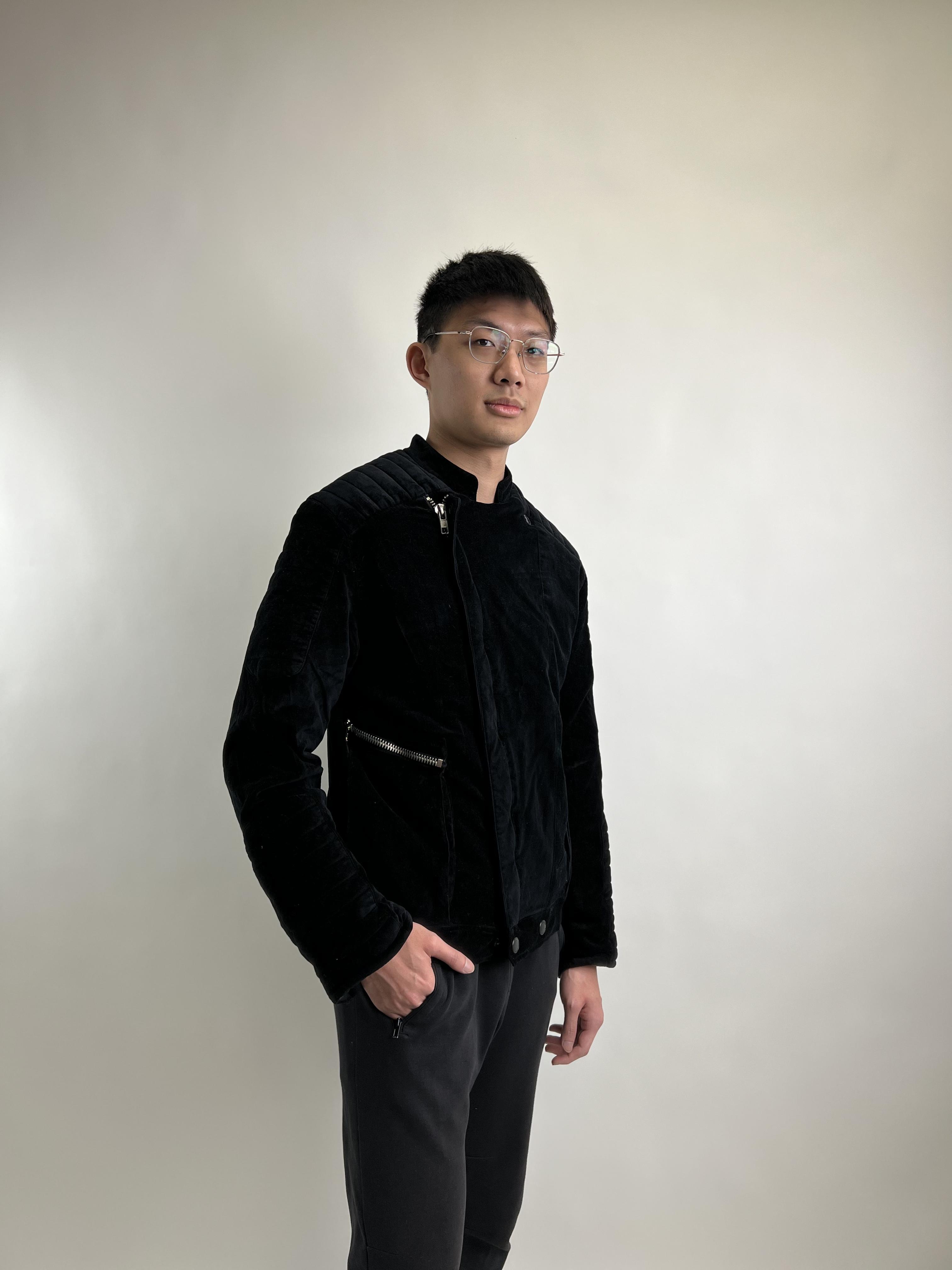 Wholesale,Reesedeluca, Reese De Luca Black Jacket with Padded Shoulder and Sleeves, Black, Medium-42-TagM