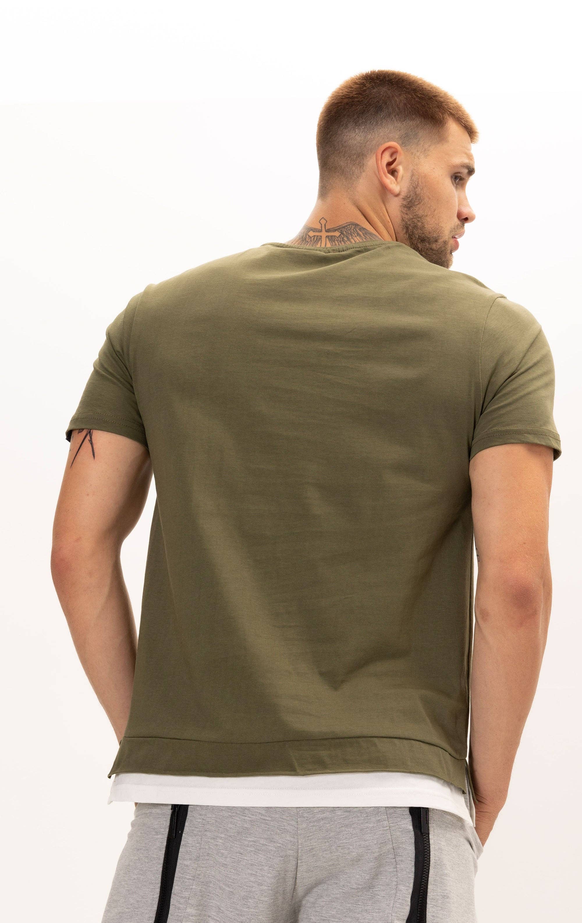 Faire,RNT 23, RNT 23 Green Pure Cotton Tee, Green, Medium-41-TagM