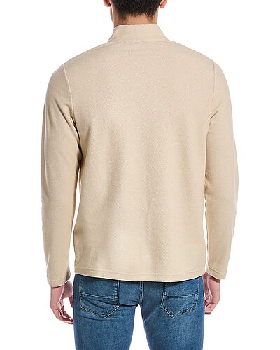 J.McLaughlin Tan Solid Neston Pullover