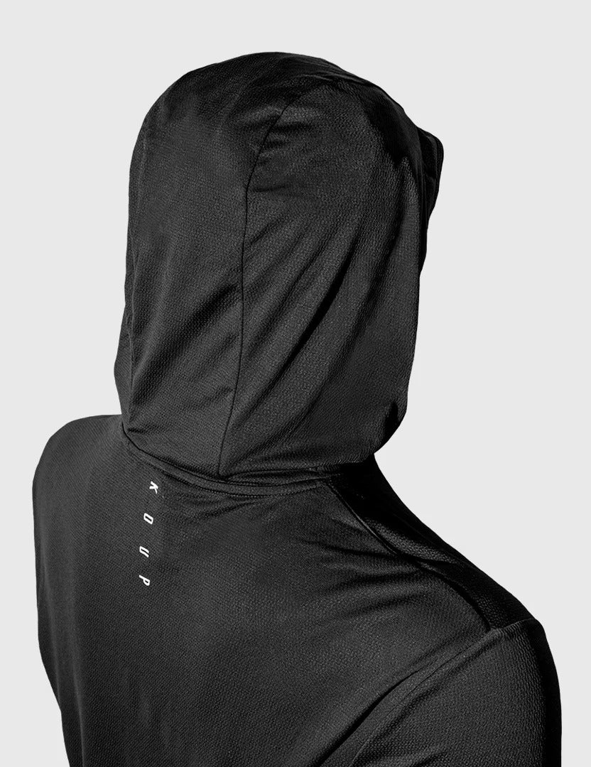 Brand Partner,Koup, Koup Black Performance Base Layer Hoodie, Black, Small-38-TagS