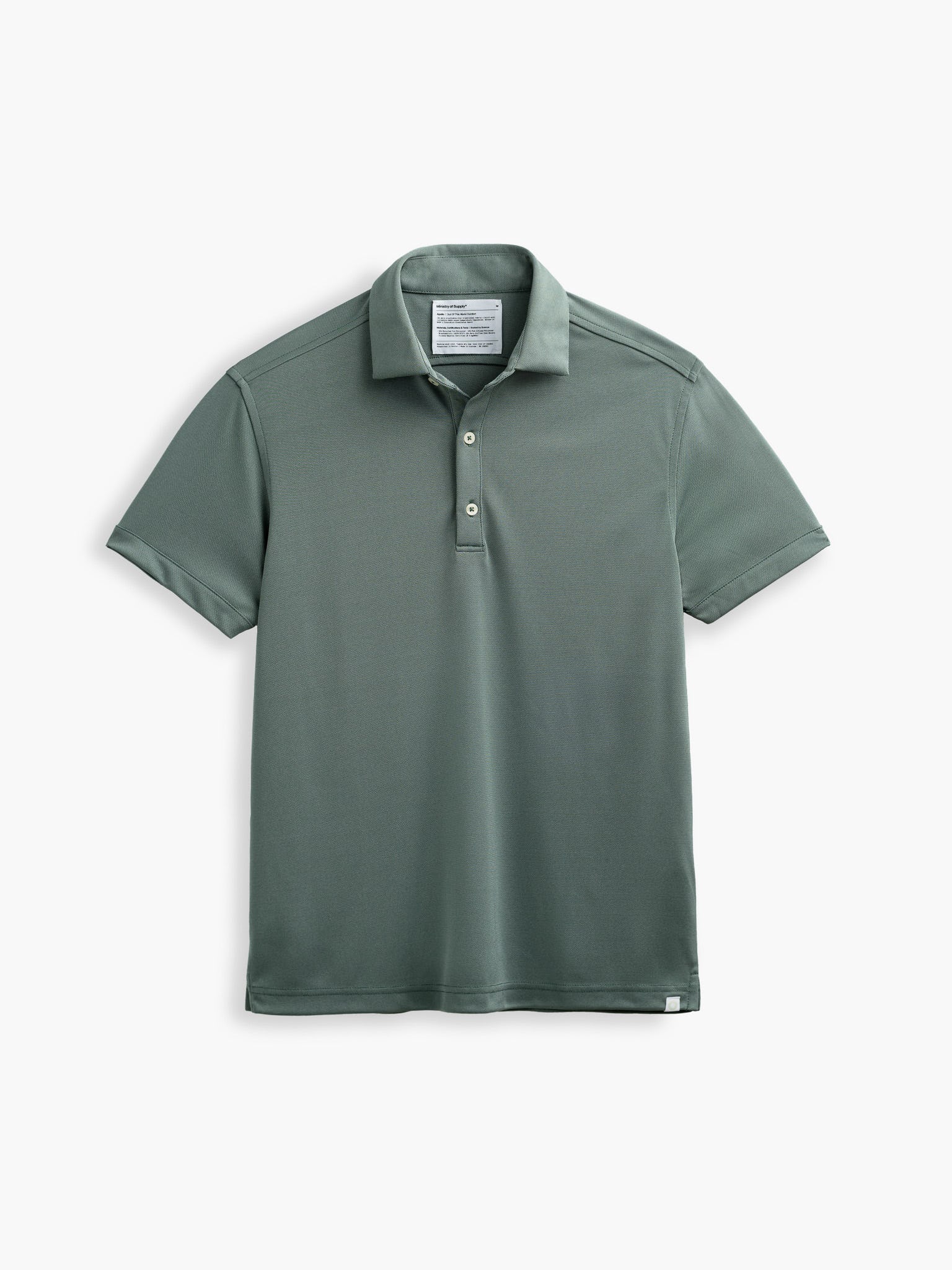 Wholesale,Ministry of Supply, Ministry of Supply Olive Green Short Sleeve Polo, Green, Medium-42-TagM