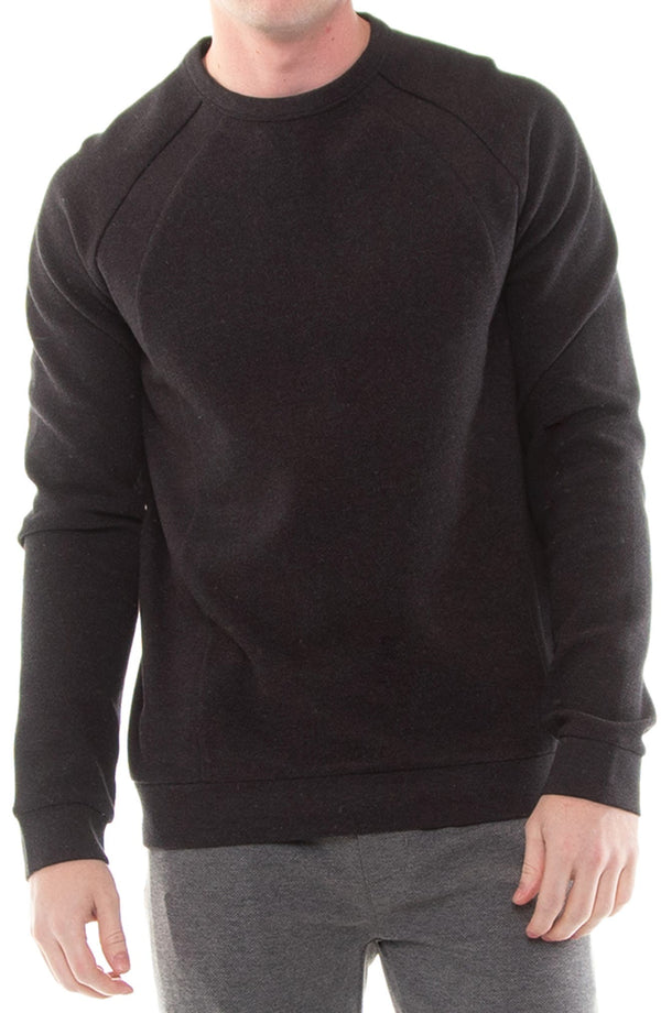 Civil Society Black Contrast Texture Pullover