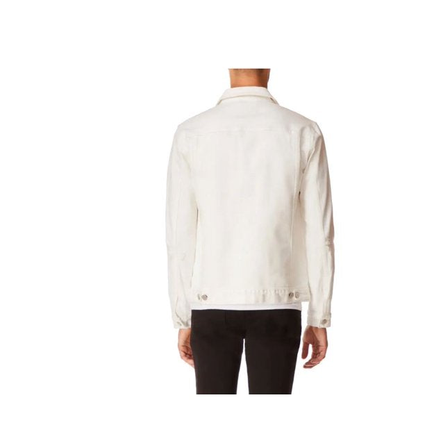 Bobbi + Bricka, J Brand White Distressed Denim Jacket, White, Medium-44-TagM