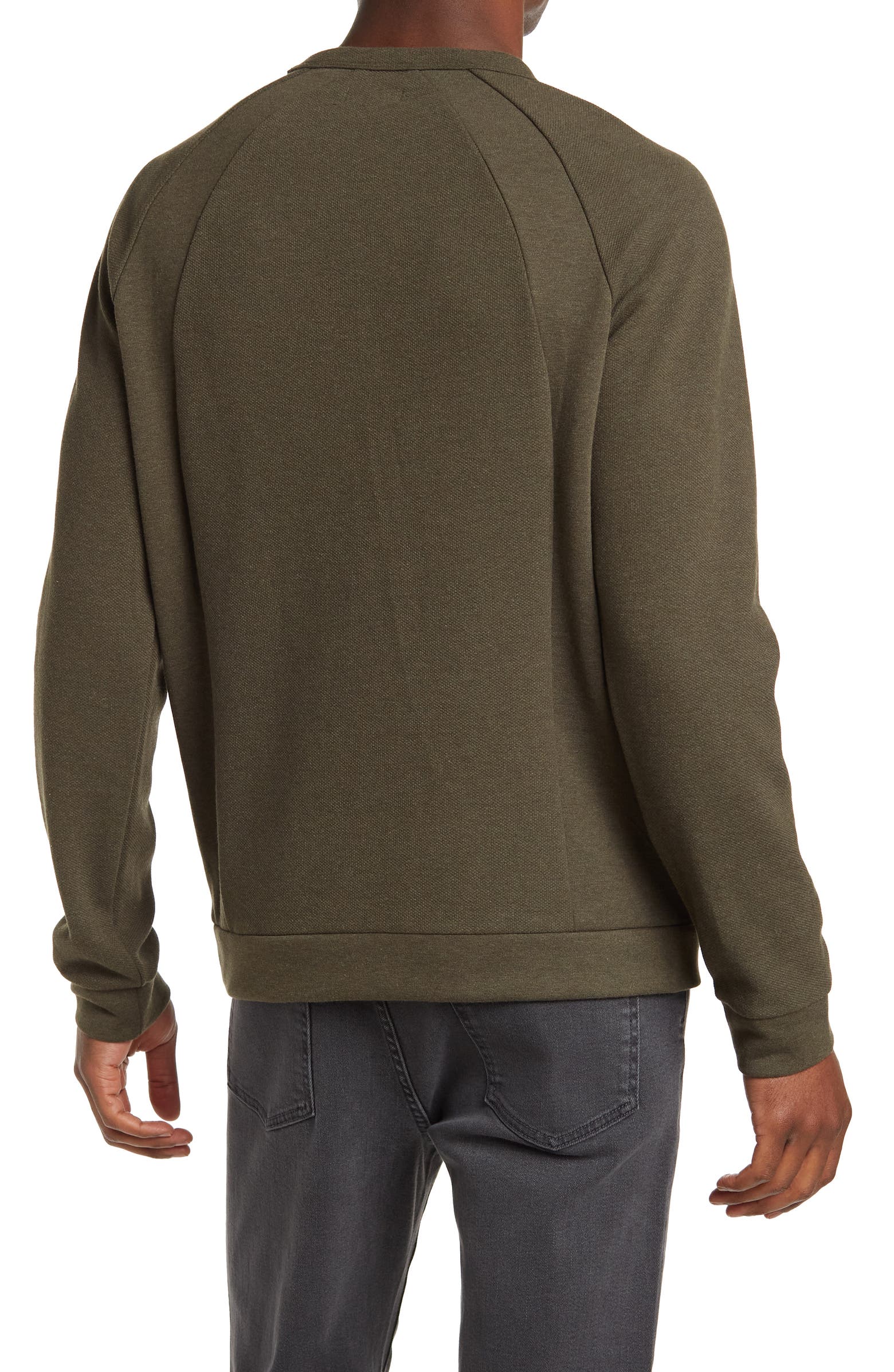 Nordstorm Rack,Civil Society, Civil Society Olive Contrast Texture Pullover, Green, Small-39-TagS