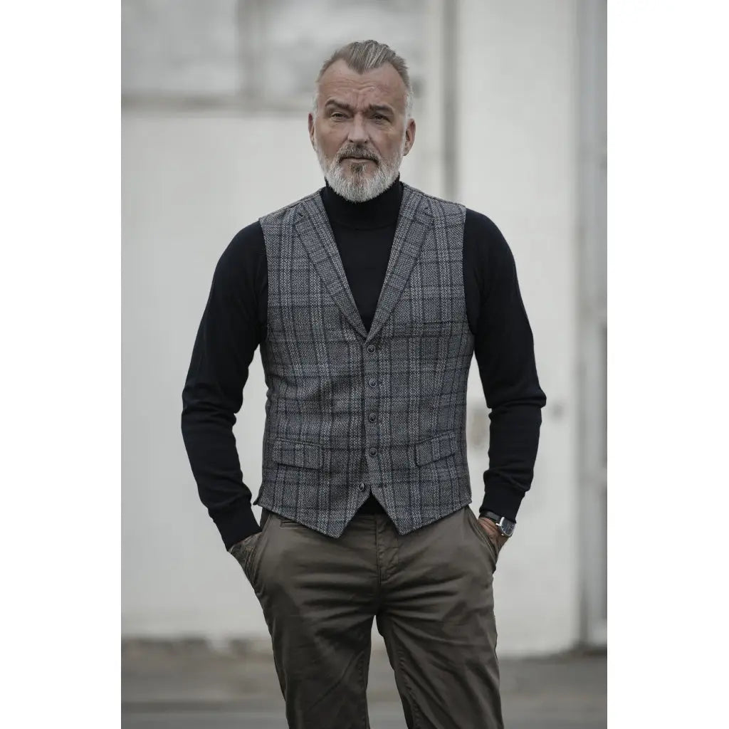 Faire,2Blind2C, 2Blind2C Black Merino Wool Turtleneck Sweater, Black, Small-37-TagM