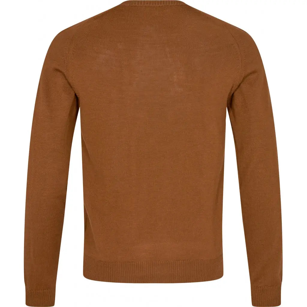 Faire,2Blind2C, 2Blind2C Cognac Merino Wool Crewneck Sweater, Orange, Medium-40-TagM