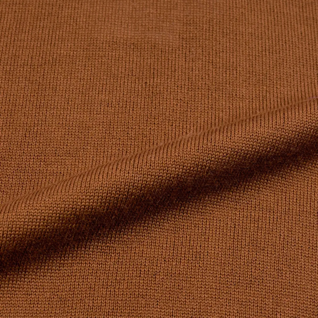 Faire,2Blind2C, 2Blind2C Cognac Merino Wool Crewneck Sweater, Orange, Extra Small-36-TagS