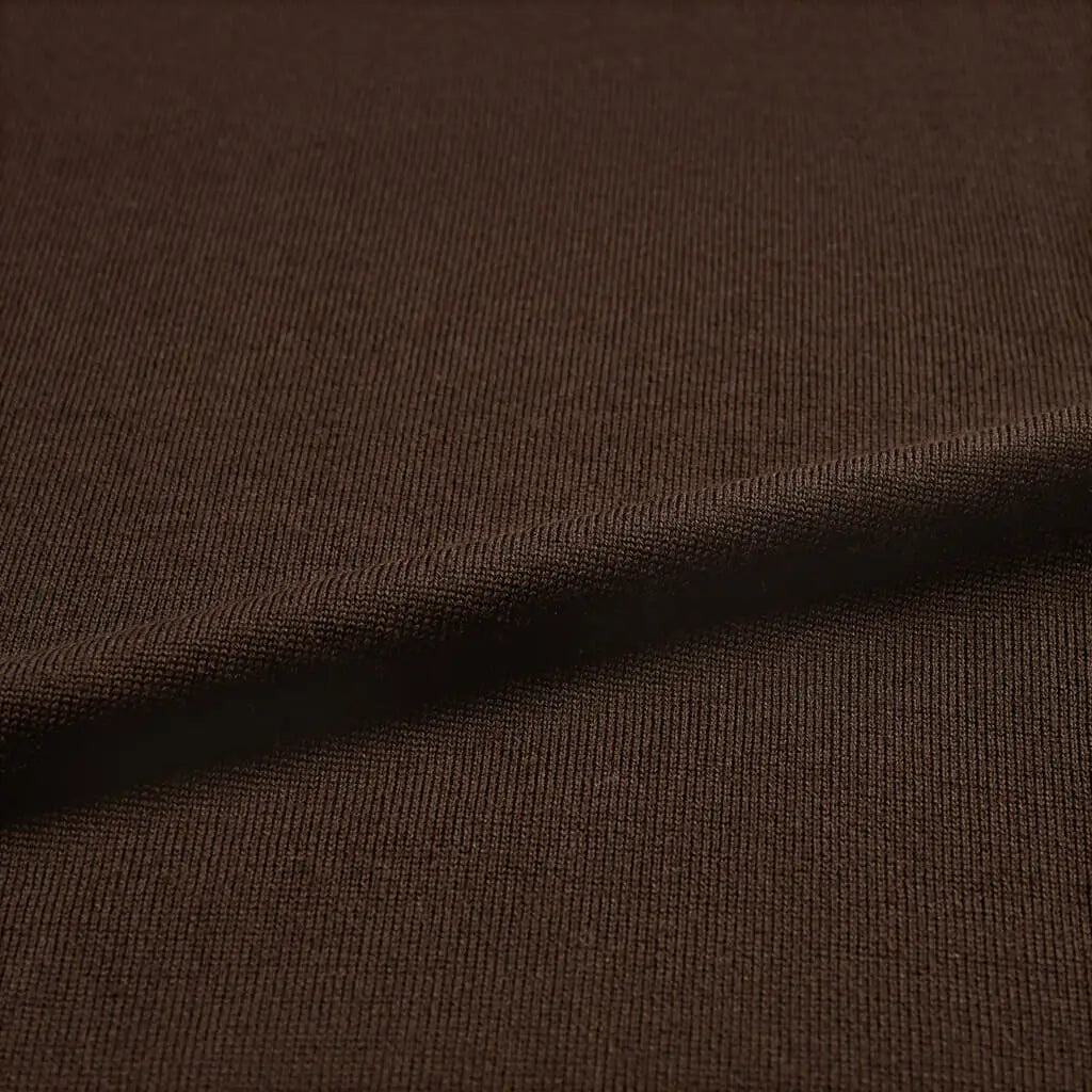 Faire,2Blind2C, 2Blind2C Dark Brown Merino Wool Crewneck Sweater, Brown, Medium-40-TagM