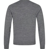 2Blind2C Grey Merino Wool Crewneck Sweater