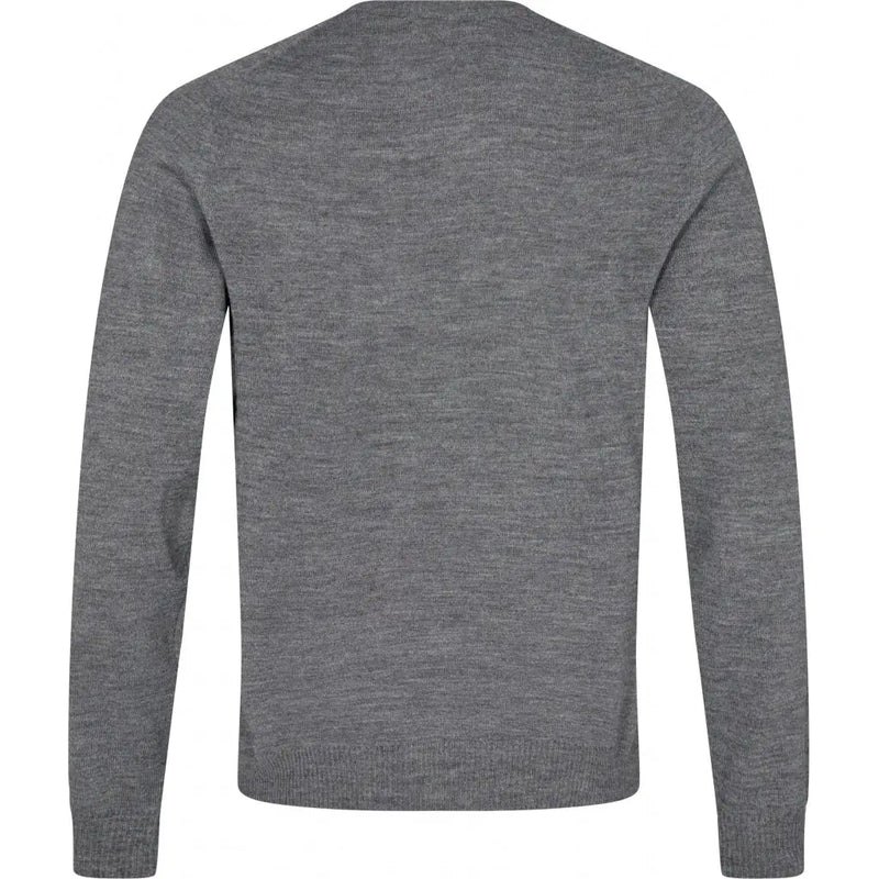 2Blind2C Grey Merino Wool Crewneck Sweater