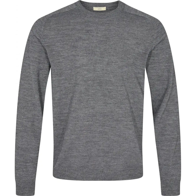 2Blind2C Grey Merino Wool Crewneck Sweater