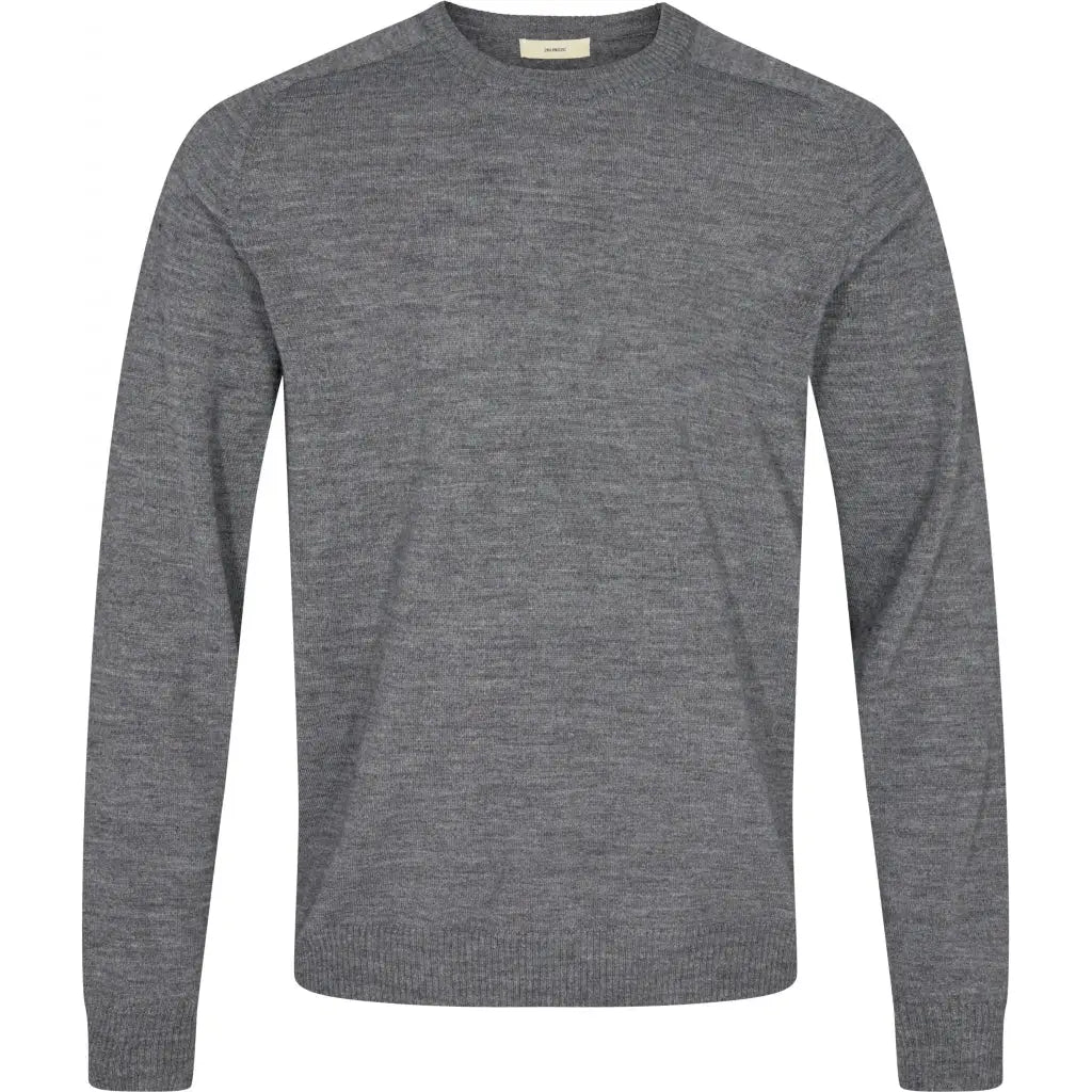 Faire,2Blind2C, 2Blind2C Grey Merino Wool Crewneck Sweater, Grey, Large-43-TagXL
