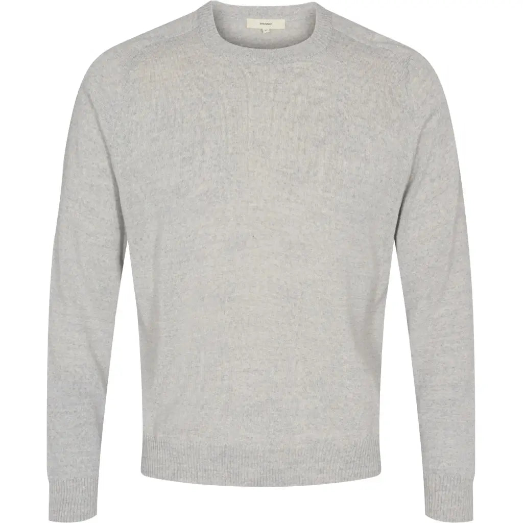 Faire,2Blind2C, 2Blind2C Light Grey Merino Wool Crewneck Sweater, Grey, Extra Small-34-